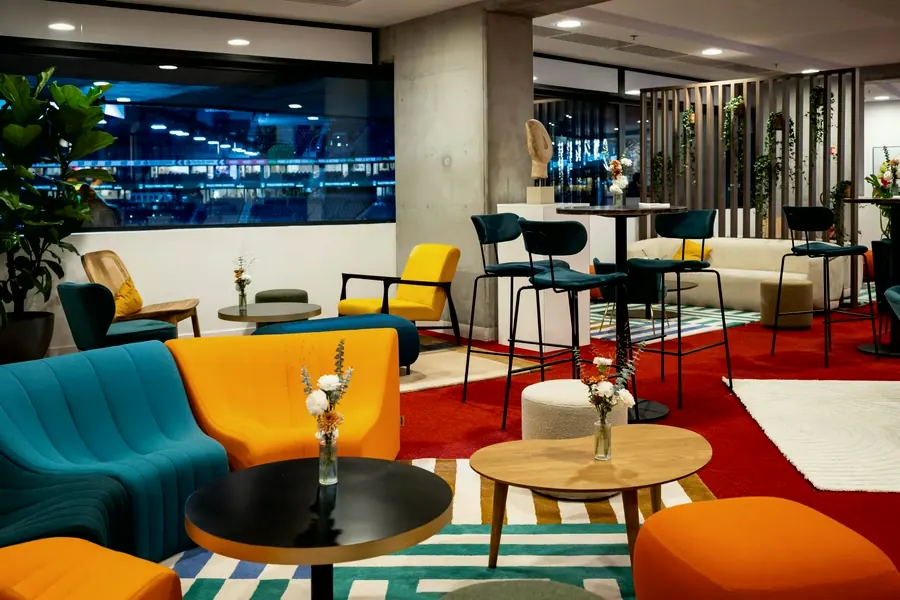La Galerie, espace de réception partagé avec Courtside